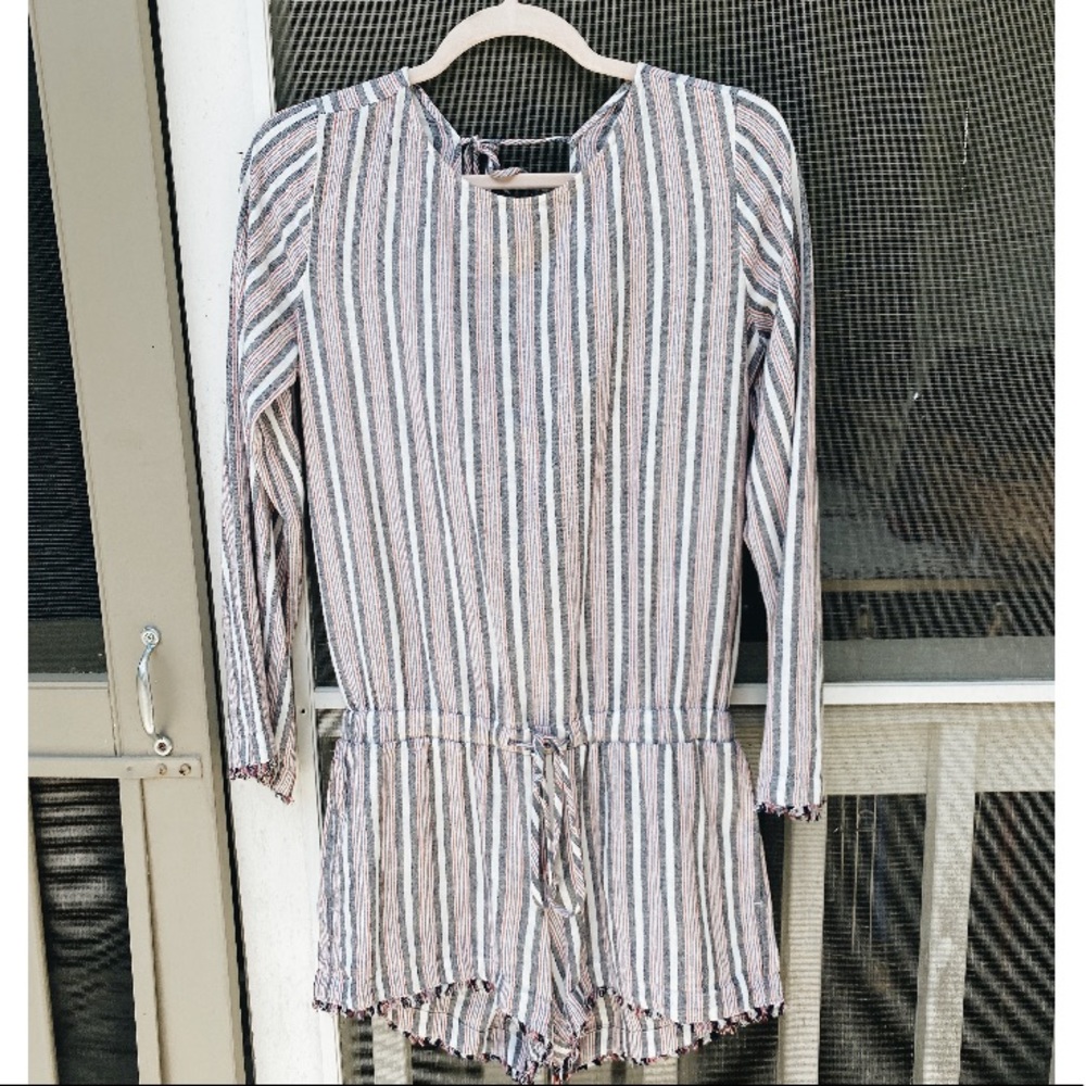 Cloth & Stone Pinstripe Romper